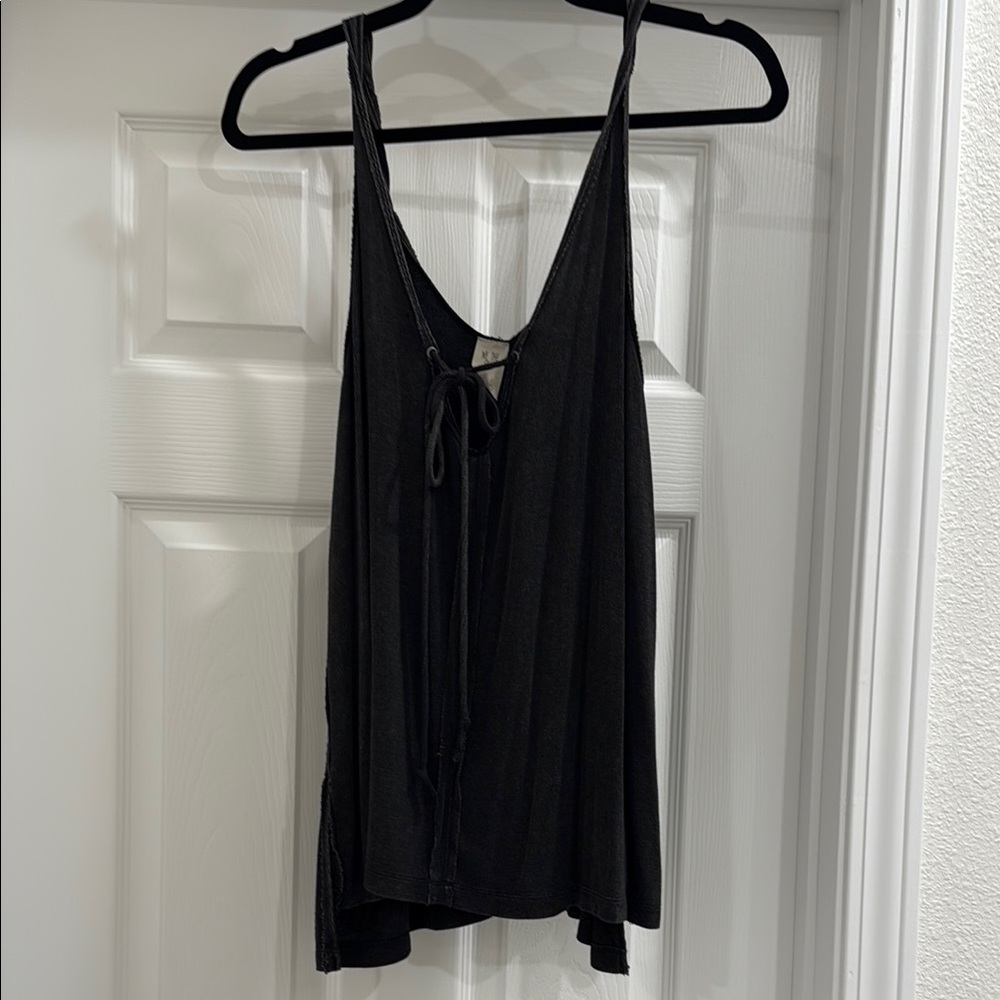 We The Free Tie Front Tank Top